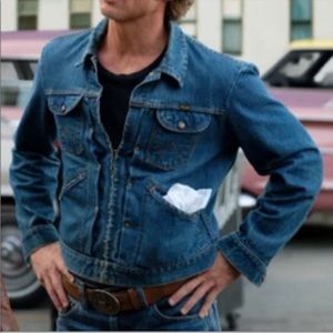 1970s Rare Wangler Distress Denim Jacket Sz.S